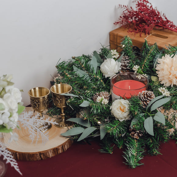 Christmas Table Wreaths
