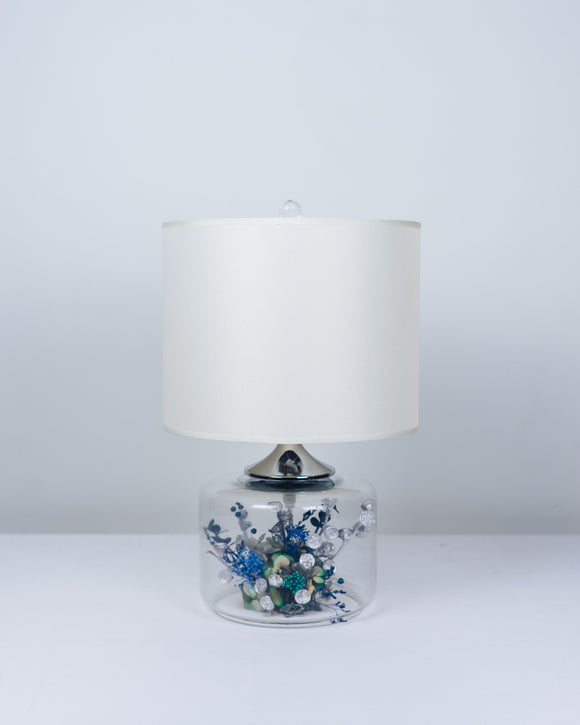 Ovation Lifestyle Bleu Floral Lamp
